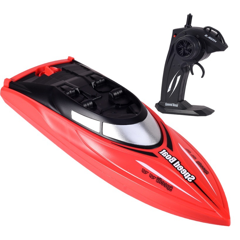 2.4G remote control boat lasting 20 minutes high-speed rowing summer water speedboat boy model toy wholesale