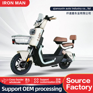 跨境外貿老年電動車ebike鋼鐵俠電動自行車二輪代步800W長續航源