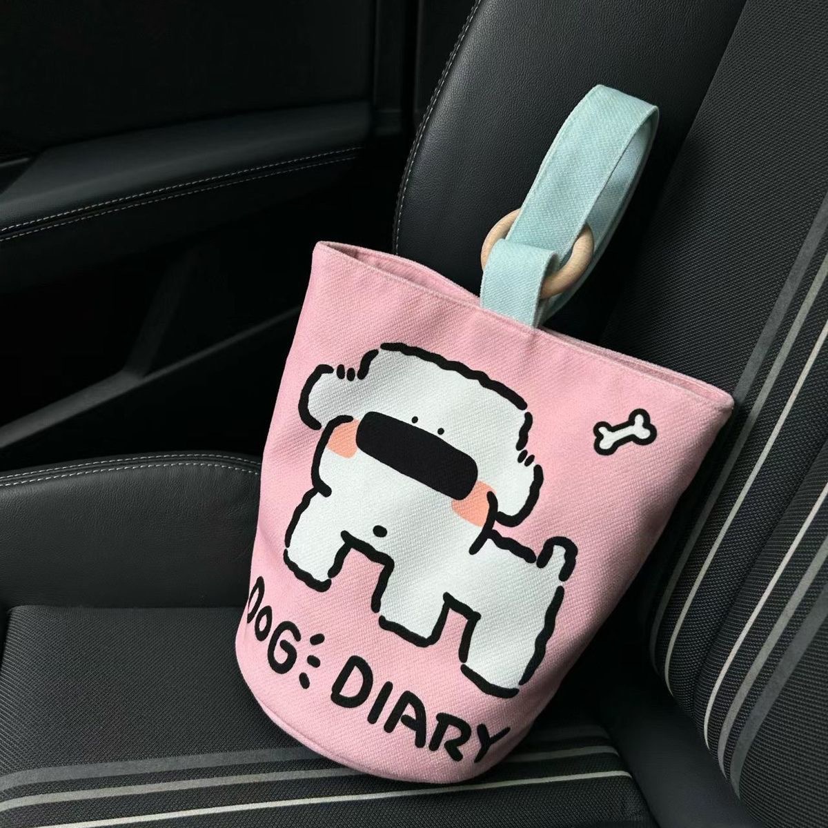 직장인 휴대용 핸드백 캔버스 버킷 가방 귀여운 버킷 손으로 들고 점심 가방 BAOMA 외출 핸드백