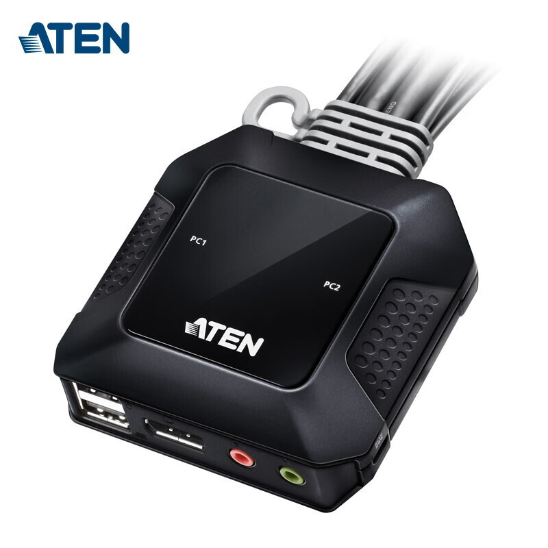 ATEN Hongzheng CS52DP 2 Port USB-C Multi-computer KVM Switch External Button 4K HD Video