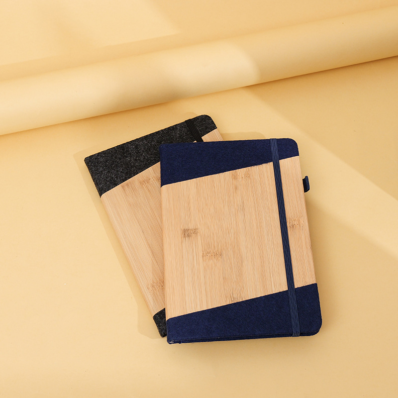 대나무와 나무 노트북 창의적 선물 맞춤형 로고 비즈니스 사무실 노트패드 학생 일기 문학 핸드북