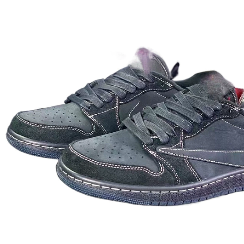 Кроссовки Putian AJ1 Barb Dunk Lightning Barb AJ1 универсальные кроссовки бело-синие/черные кеды для повседневной носки, спортивная обувь