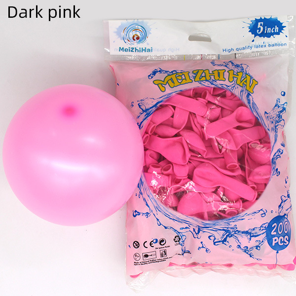 Globo de fiesta de boda de decoración de bola de 5 pulgadas, globo transparente de látex, juego al por mayor, puesto de empuje de globo de cumpleaños