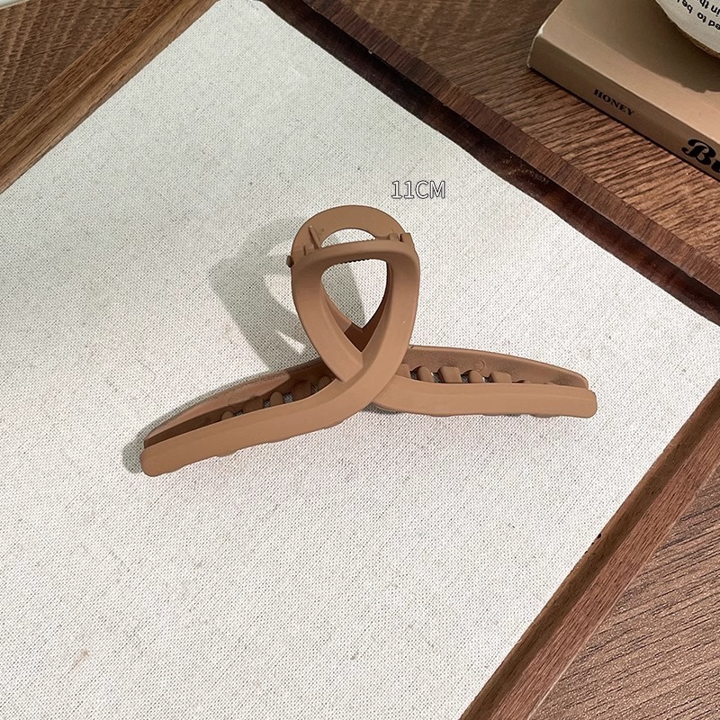 Corea del Sur temperamento elegante gran horquilla clip de tiburón estilo coreano updo clip de pelo de horquilla de Cabeza trasera