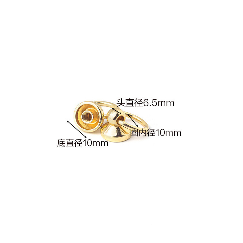 Venta al por mayor con anillo Heshang cabeza pezón uñas teléfono móvil accesorios decorativos con anillo colgante Heshang cabeza tornillo pezón clavo image 11