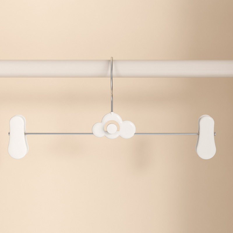 Nuevo de acero inoxidable adultos niños pantalones retráctiles percha de ropa nubes para bebés antideslizante para bebés soporte percha de ropa doméstica