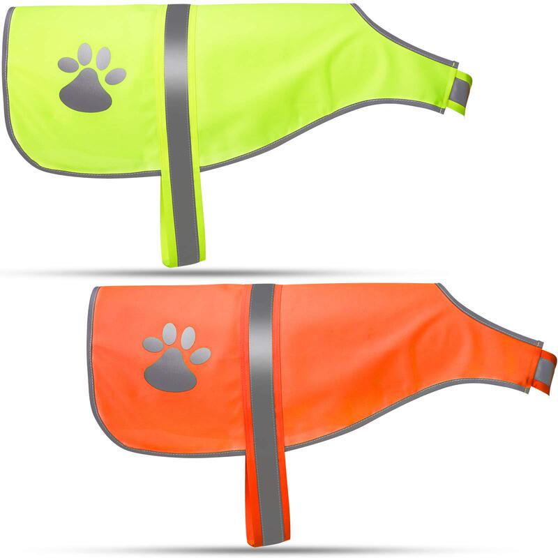 Dog Reflective Vest Adjustable Dog Security Vest Pet Dog High Visibility Clothing for Outdoor Activities Walking Hunting