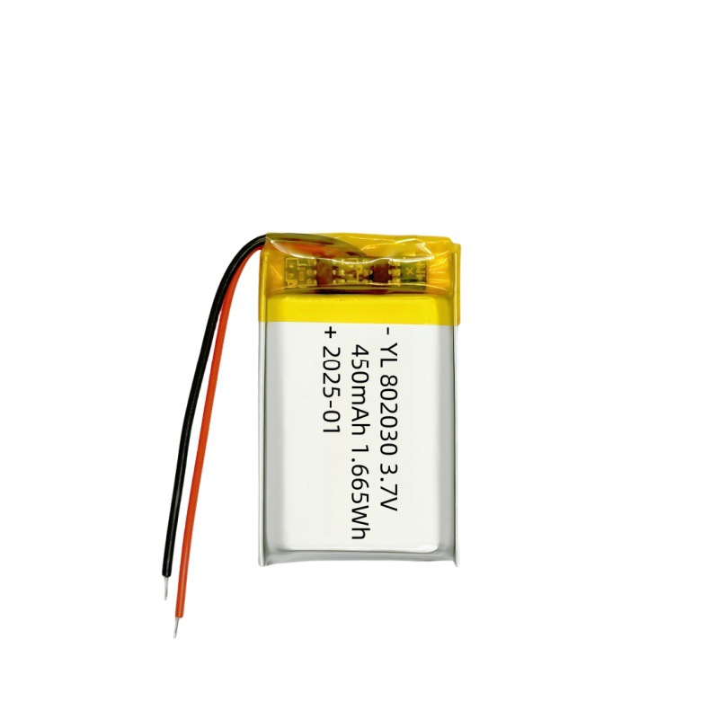 802030/450mAh 배터리(보호 보드 콘센트 포함)