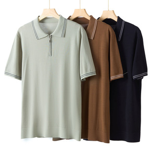 ��ʿPOLO�I�����ײɫ����100%����������ë�ļ�����͸�ⷭ�I����