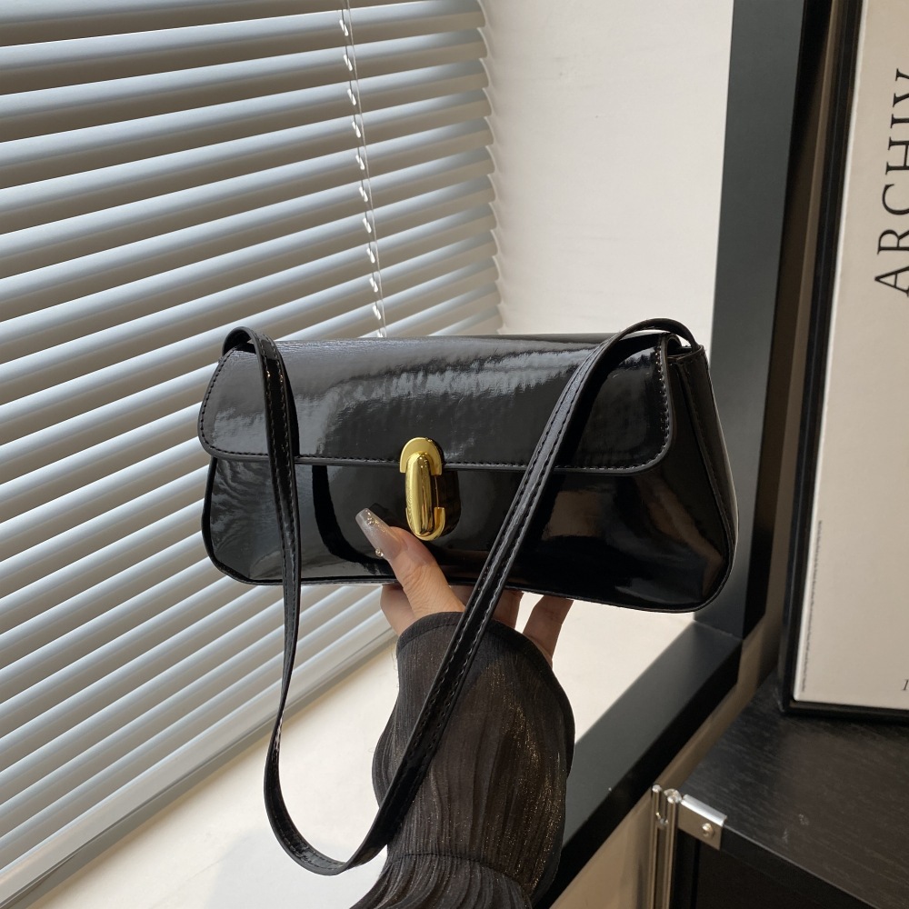 Borsa baguette a spalla elegante stile francese per donna_voghion.com