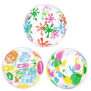 Original Bestway Transparent Beach Ball Beach Ball Bannaming Handball toys 31036 31017