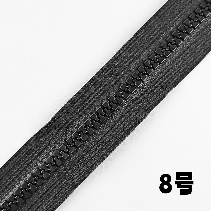 3号5号8号10号樹脂ファスナーの黒い現物の包装服のバッグとファスナーの補助材料の卸売り|undefined