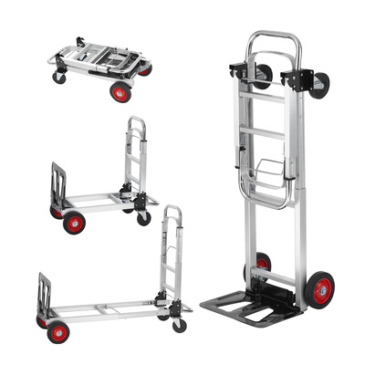 2 in 1 Aluminum Folding Hand Truck 400 Lbs Capacity Durable