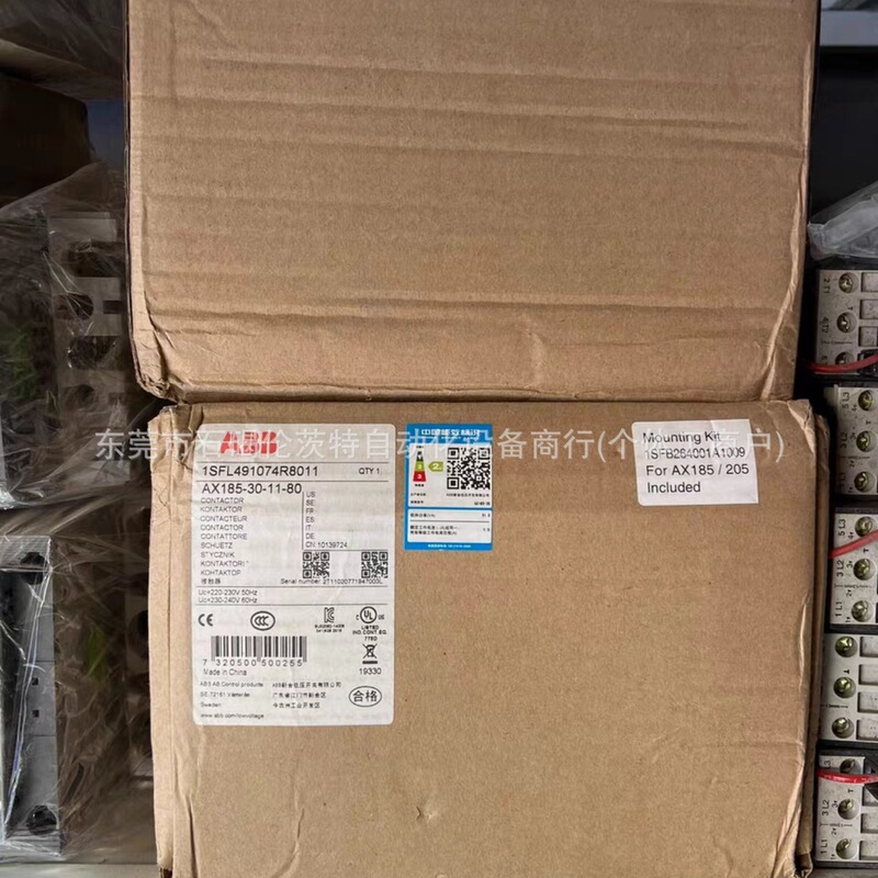 AX185-30-11-80 ABB contactor AX series new packaging large inventory bargaining AX185-30-11-80 ABB contactor AX series new packaging large inventory bargaining