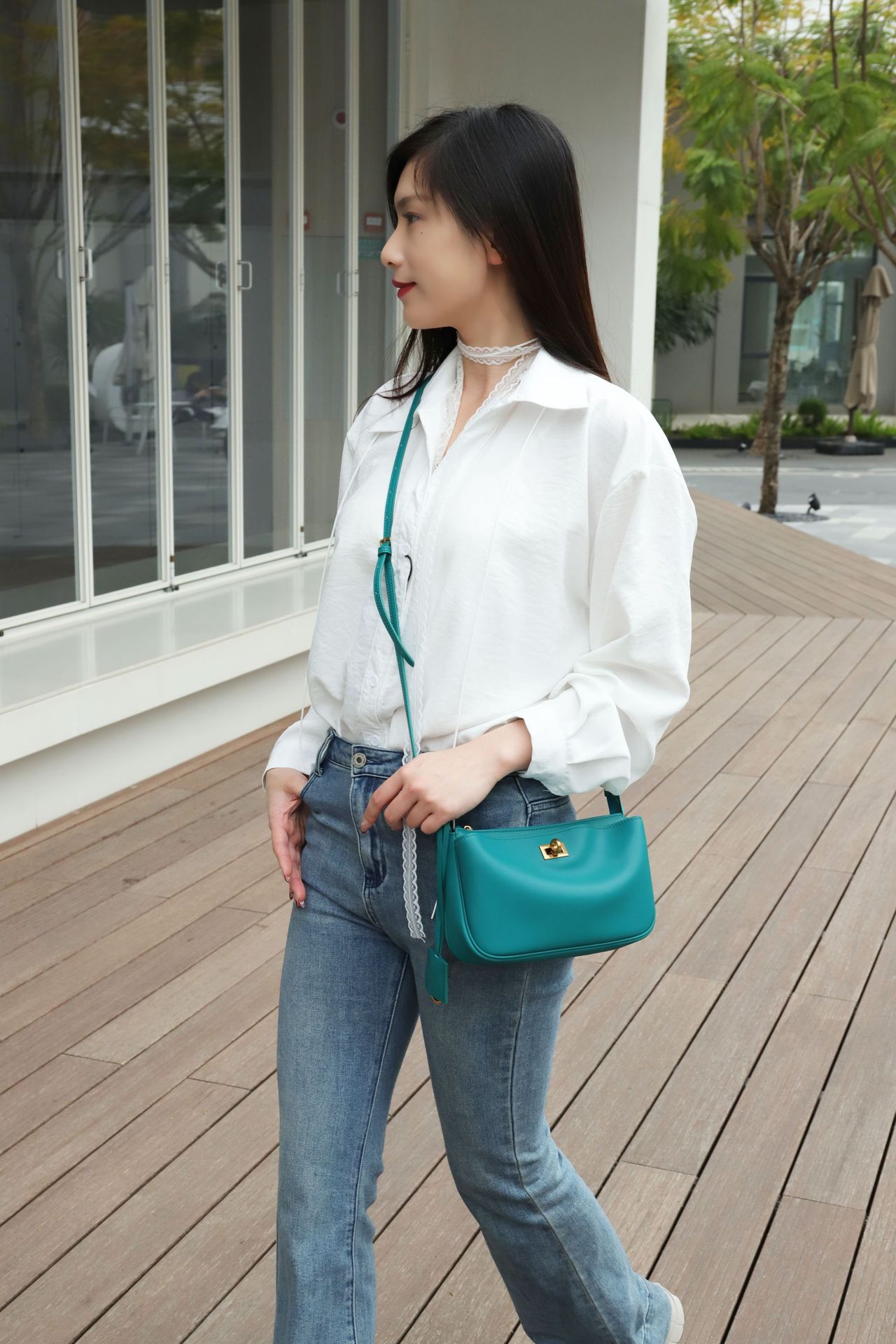 Nuevos bolsos transfronterizos primavera - verano 2025 nuevos rodeo Kelly palos franceses bolsos de cuero bajo las axilas bolso de mujer bolso de mujer bolso de mujer