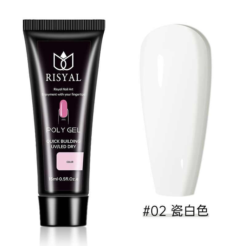 クリスタルエクステンション接着剤ポリジェルペーパーフリートレイクイックエクステンションネイルアート接着剤ゼリー接着剤チューブ光線療法モデル接着剤|undefined