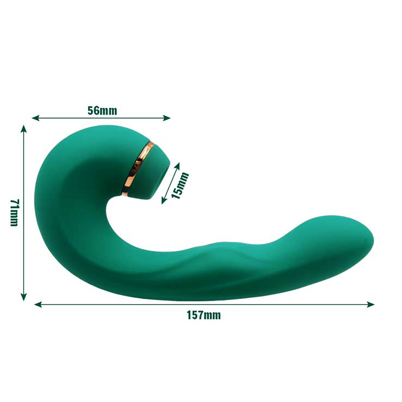 IPHISI esmeralda chupar la lengua bofetada lamiendo el punto g estimulación del clítoris masturbación consolador vibrador juguetes sexuales