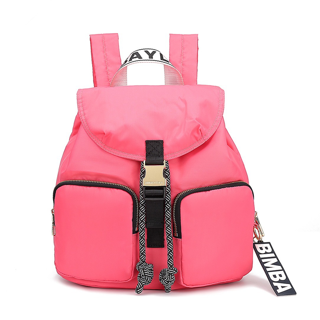 Comercio Exterior Directo de fábrica Binba bolso la letra del verano impermeable BIMBA Y LOLA las mujeres mochila con cordón