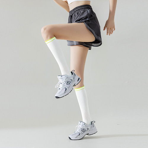 Sports socks, fitness mid-calf compression socks, yoga slimming calf socks, summer professional running women's skipping rope compression socks