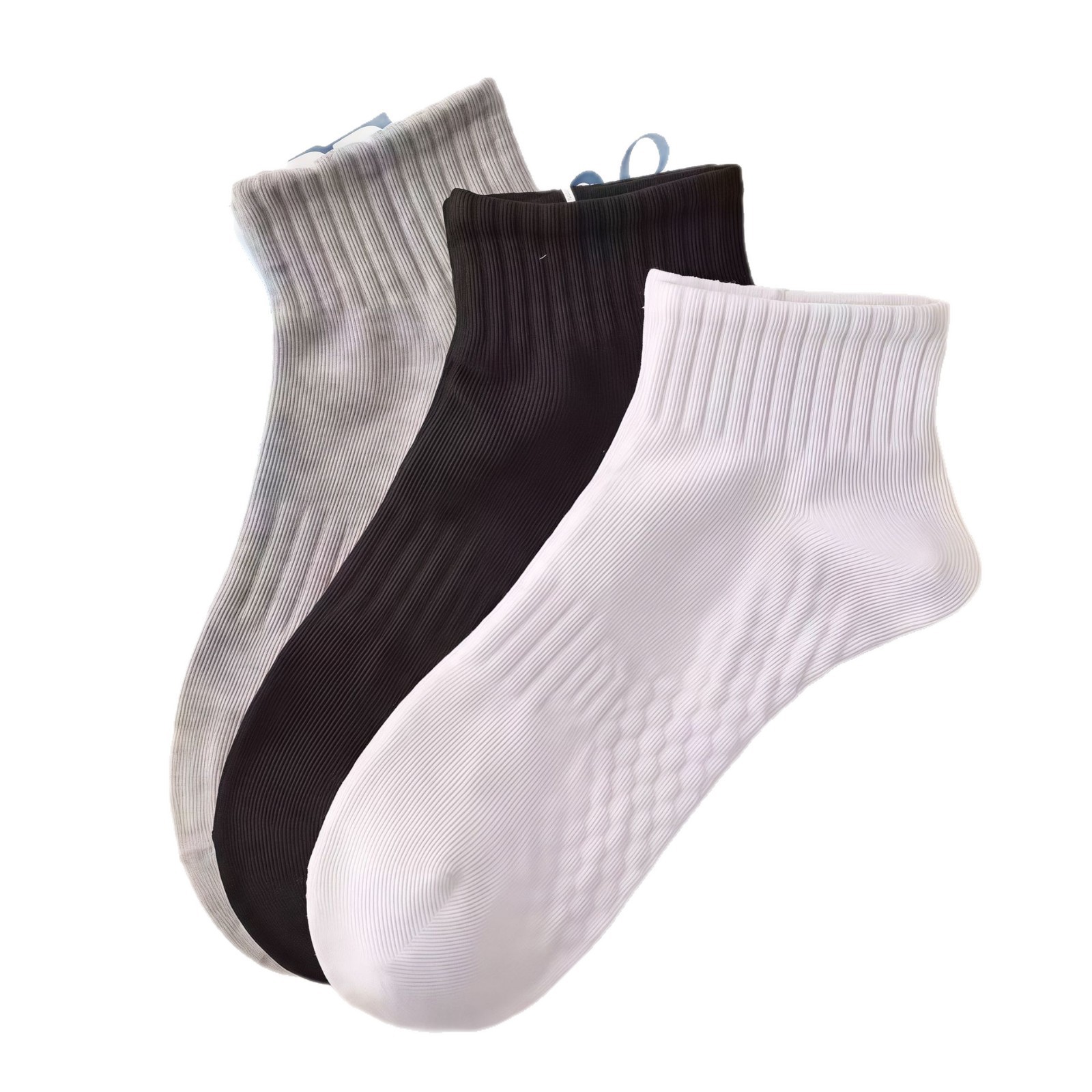 [Algodón de Xinjiang] calcetines antiolores de primavera y verano, calcetines deportivas para hombres y mujeres, calcetines de barco superficiales transpirables