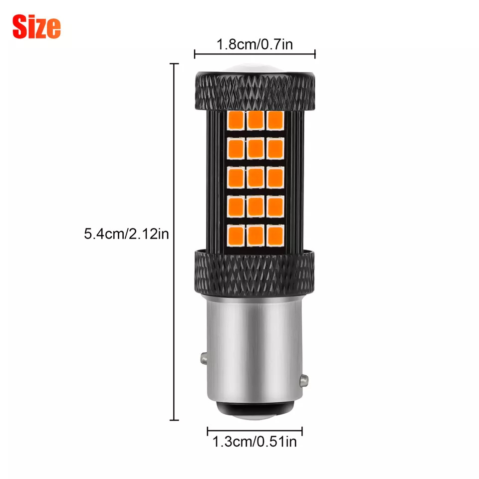 Lámpara de freno del automóvil LED lámpara de niebla trasera transformación de luz roja luz trasera de alta intensidad T20 1157 1156