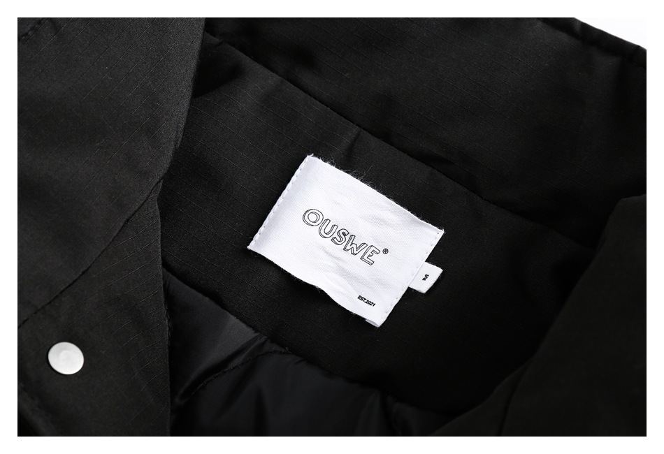 Giacca invernale da uomo in cotone sottile, stile americano, personalizzata, casual, ampia, con colletto alto, da lavoro RW78_voghion.com