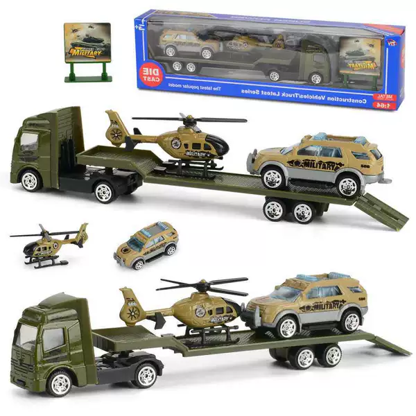 Military trailer set 【Open window box】