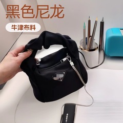 女包小包单肩斜挎包褶皱手提包简约百搭通勤包潮包水桶包潮款