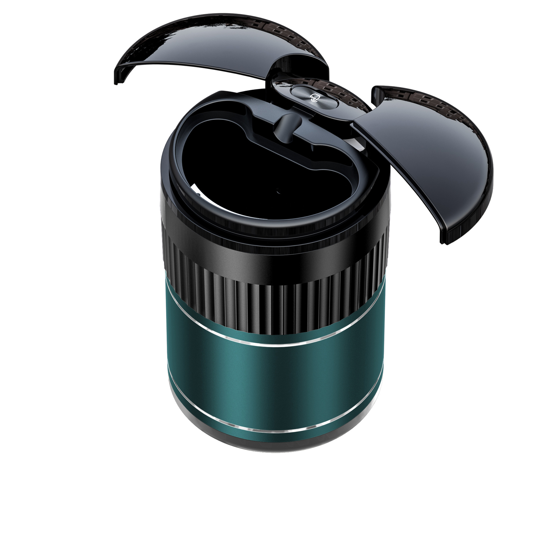 Open Metal Liner | Qìchē Car ashtray - sky-blue-touch-sensor-a70s-113mm72mm
