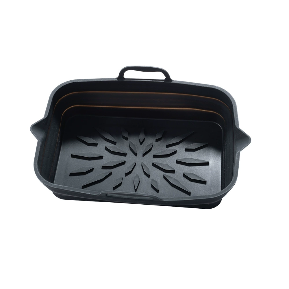 Round square rectangular foldable food silicone
