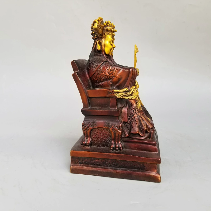 Домашняя бронзовая Лорд бронзовая статуя, Guangji Бог дракон-царь, бронзовая статуя, дракон пять дед статуя декоративная ornament gifts