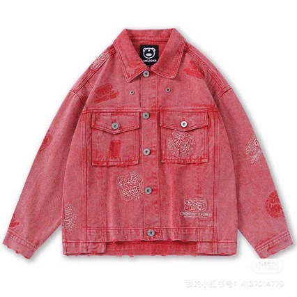 Большое количество пятно Камелия 2022 стерео тяжелая вышивка джинсовая короткая куртка топы вогнутые джинсы