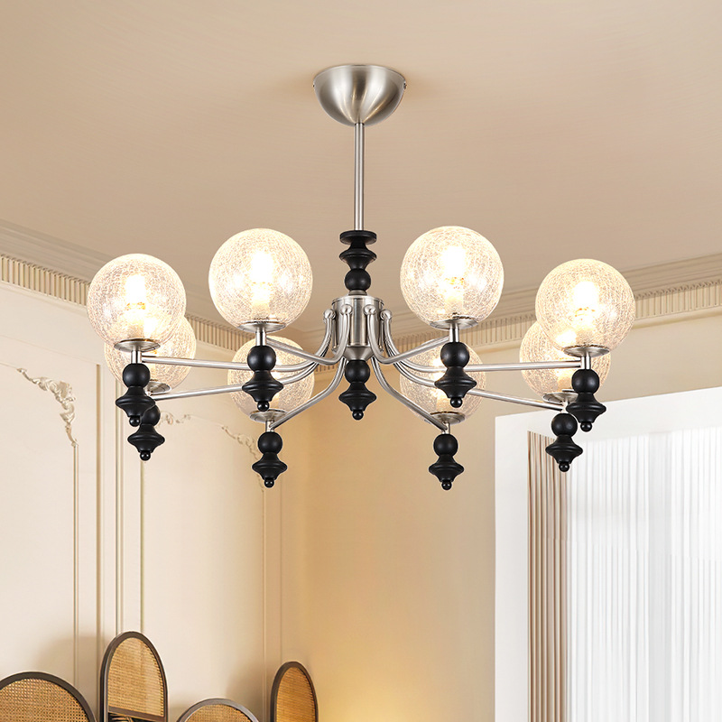 Lámpara de la sala de estar americana moderna medieval diseñador de la luz principal del pasillo 2025 nueva iluminación de la casa principal