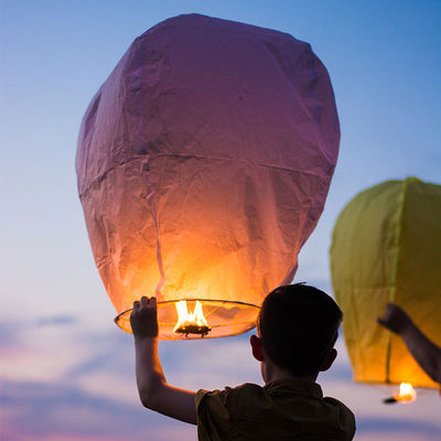 Manufactor Supplying Flying Mid-Autumn Festival Lanterns wholesale Blessing Wedding celebration Clifford Wishing Lamp birthday Day light Stall Source of goods