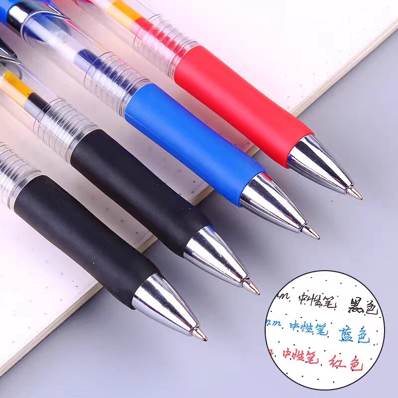 K35 プレスゲルペン大容量黒赤青弾丸署名ペンドクターペン学生試験特別卸売|undefined