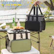 新款手提保温包户外保鲜冰包大容量保温便当包露营野餐斜挎午餐包