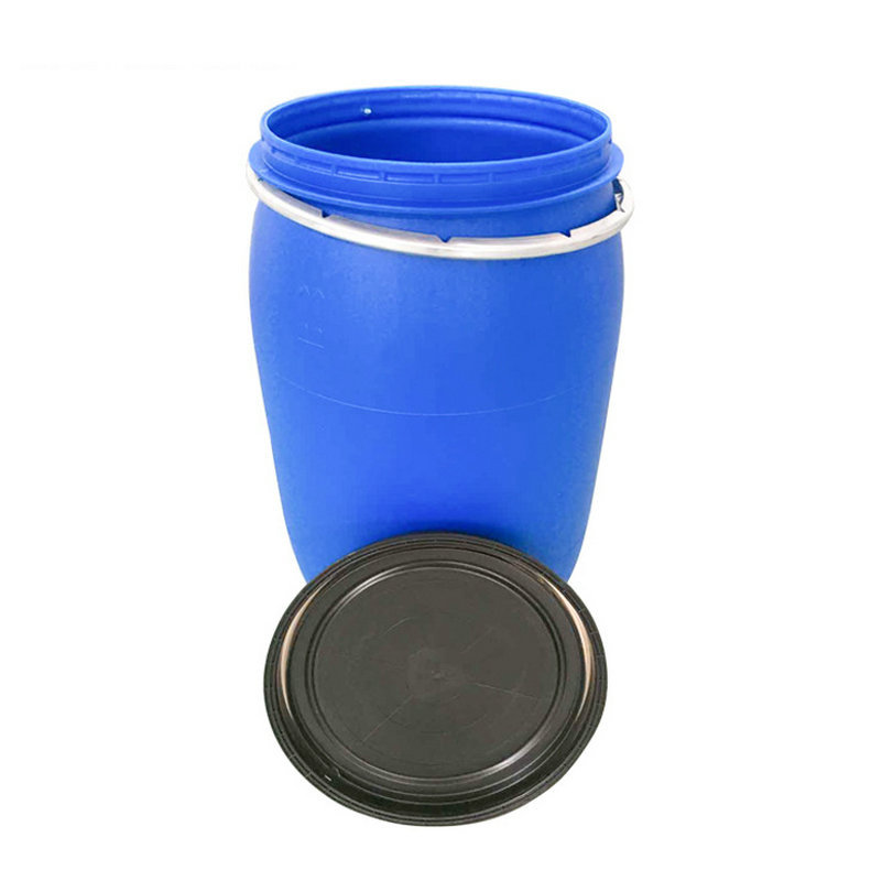 120L广口铁箍化工桶150升闭口包装桶200KG敞口塑料桶胶桶圆桶加厚