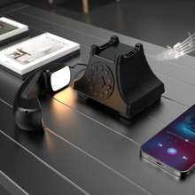 跨境睡眠仪白噪音助眠灯创意复古电话机蓝牙音响小夜灯助眠扬声器