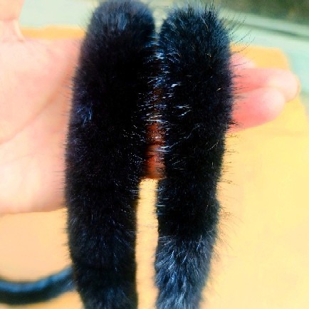 真毛水貂毛条旗袍唐装汉服香云纱滚边配饰量大优惠毛领子真毛皮草