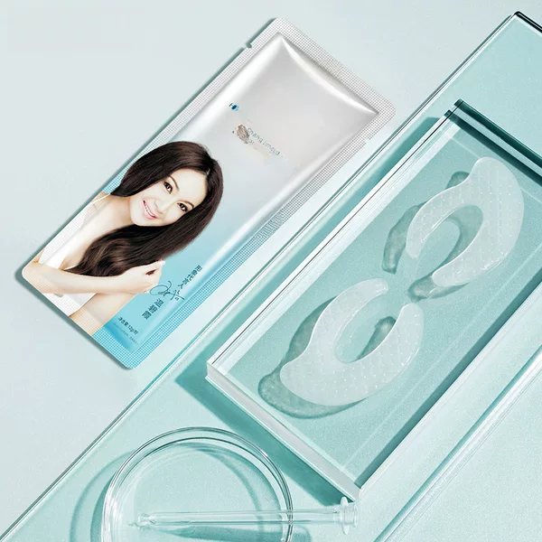 Image beauty crystal eye mask hydrating moisturizing fading dark circles improving eye dryness gentle moisturizing eye mask
