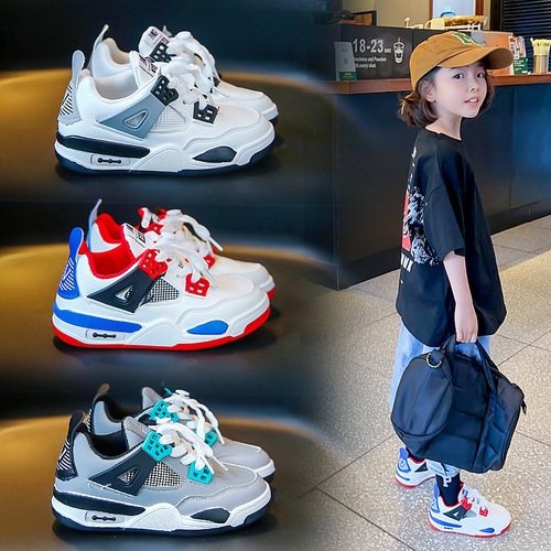 Children's sports shoes new  autumn comfortable and fashionable running shoes for boys and girls, casual shoes, student shoes