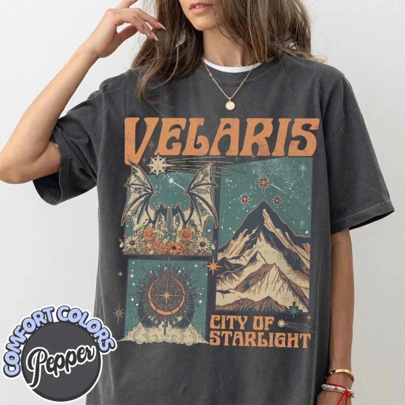 Villarreal City Starlight Comfort Shirt, Night Court T-Shirt, Bookworm Shirt, Thorns and