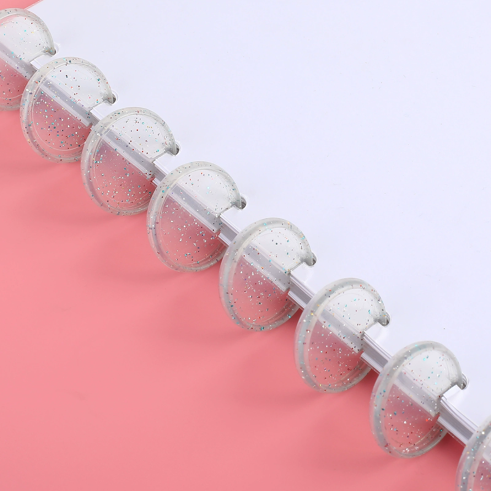 28 мм красочная прозрачная твердая пряжка с вкладными листами вращающаяся на 360 градусов пряжка с грибами пряжка с вкладными листами записная книжка рукописные канцелярские принадлежности