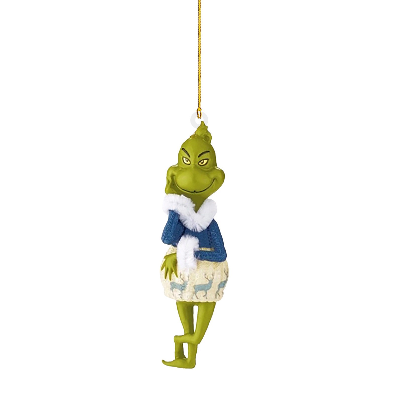 Colgante creativo de Navidad Grinch transfronterizo decoraciones para árboles de Navidad colgante de acrílico