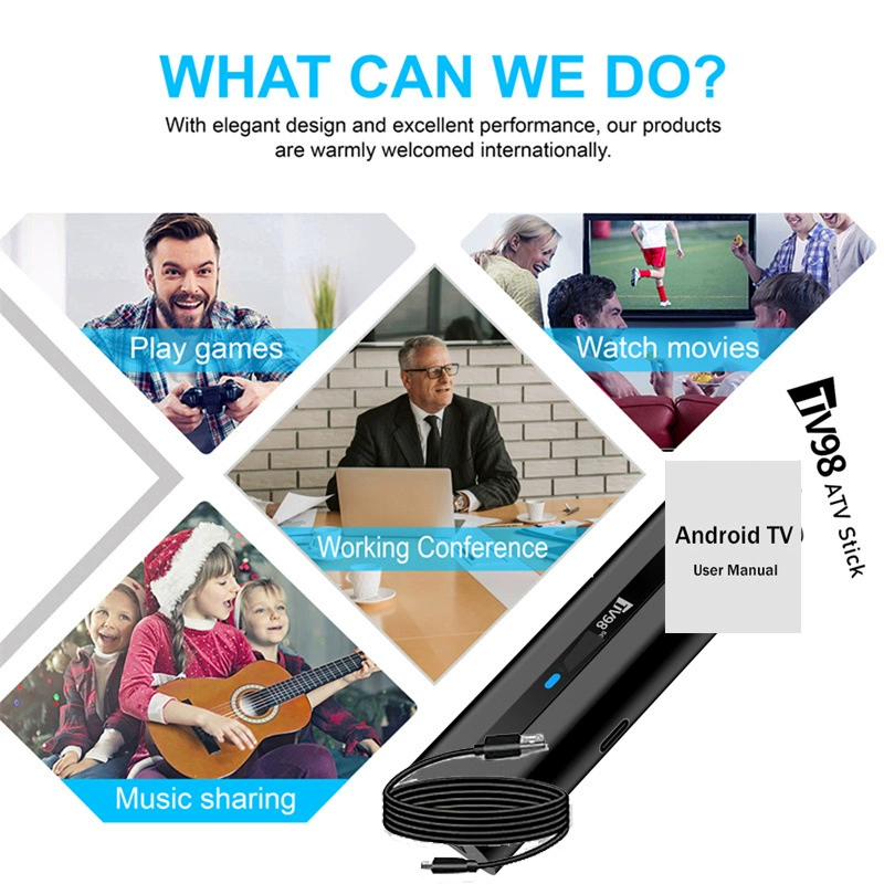 Набор TV98 RK3528 - топ-бокс Android13.0 RK3528 WIFI6 Bluetooth пульт ДУ TV BOX