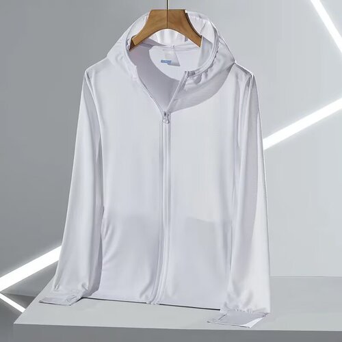 Stylish Men's and Women's Outdoor Summer UV Protection Sunscreen Clothing, Thin and Breathable Skin Suit Jacket