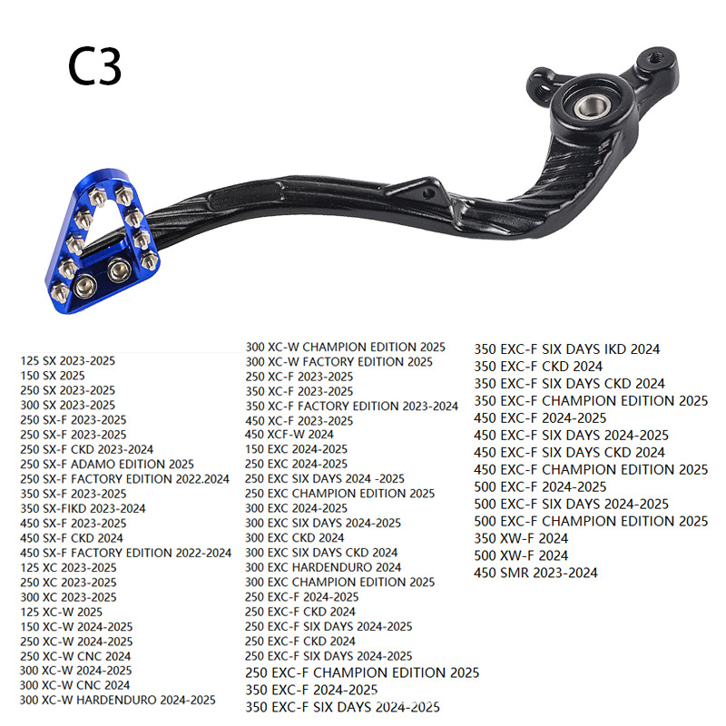 Suitable for Ktm/Gas/Husqvarna Sx Exc Te Mc 125-530 Off-Road Motorcycle Brake Pedal