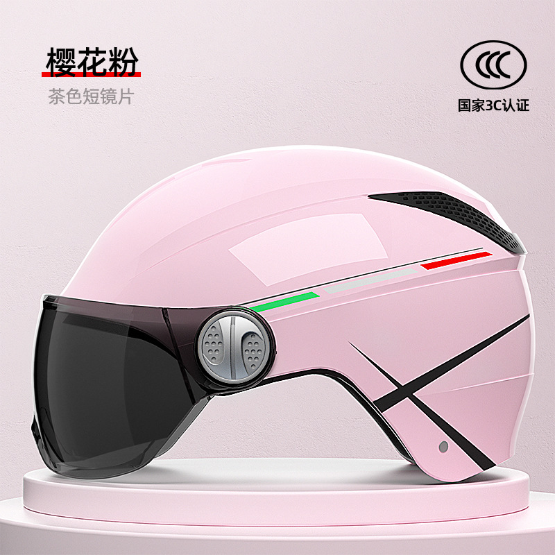 [Personalizado] Casco de motocicleta certificado 3C para vehículos eléctricos, casco transpirable unisex para adultos de verano.