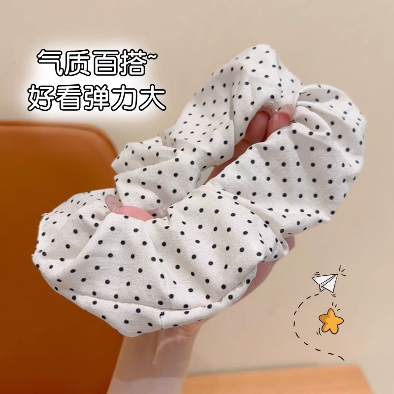 Coreana para niños ondulado punto del intestino grueso anillo de cabello de banda de goma de alta elasticidad cabello de niñas atado cabello de cabello no daña adornamiento para el cabello