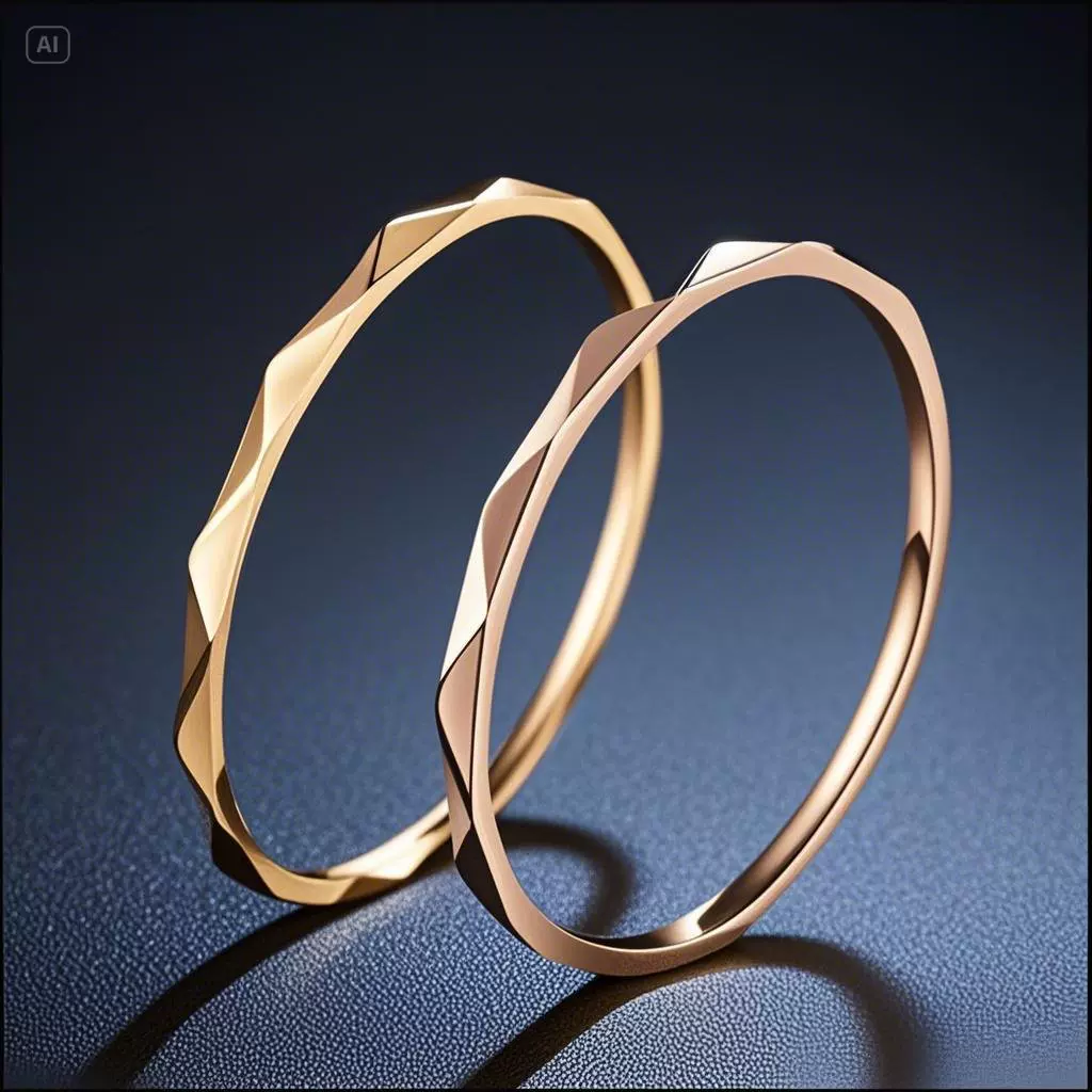 钛钢戒指女小众高级轻奢ins风菱形指环极细不锈钢饰品手饰批发